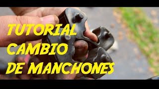 Cambia los tacos  manchones de tu moto MUY FACIL  Callejero Motovlog [upl. by Gambrill]