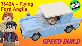 LEGO 76424  Flying Ford Anglia SPEED BUILD [upl. by Theodosia203]