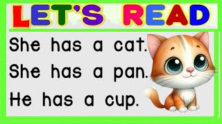 Practice Reading Learn how to read Reading Lesson for Grade 1 Grade 2 [upl. by Philina]