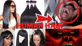 THE DARK TRUTH ABOUT WEAVES AND HUMAN HAIR PART 2 [upl. by Lesnah]