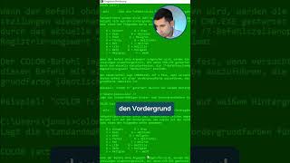 Farbe ändern in der Kommandozeile coding settings colors [upl. by Kelli]