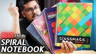 Best Spiral Notebook for Students 150 Rs Classmate Pulse Luxor Converge Youva Doms Spiral 🔥🔥 [upl. by Litman]