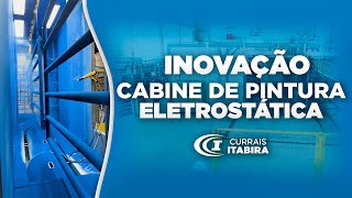 Inovação nova cabine de pintura eletrostática  Currais Itabira [upl. by Almira]