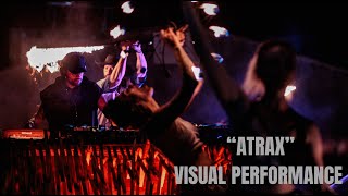 ATRAX  VISUAL PERFORMANCE  FIRE FLOW  SKATEBIRD MIAMI [upl. by Sundin]