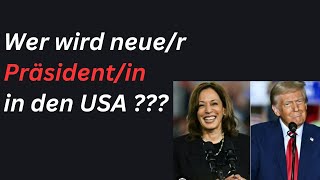 Wer wird neuer Präsidentin in den USA [upl. by Nort491]