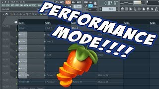 How To Use FL Studio Performance Mode [upl. by Elwin]