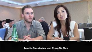 SDCC16Agents of SHIELD with Iain De Caestecker and MingNa Wen [upl. by Fleeman]