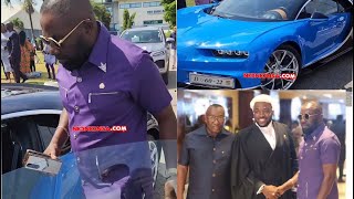 Dr Osei Kwame Despite arrives in his 3million Bugatti as his son is being called to the bar [upl. by Simonsen]