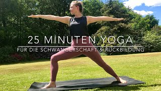 25 Minuten Yoga für die Schwangerschaft amp Rückbildungszeit [upl. by Ayitahs]