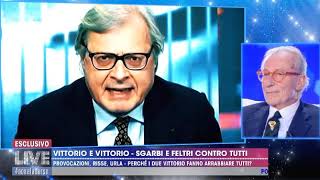 vittorio feltri e vittorio sgarbi da non è la durso integrale [upl. by Thant]