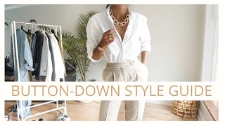 How to Style a White ButtonDown For Different Bodies  The Ultimate Guide  AD [upl. by Enomys]