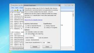 Generate Call Numbers using OCLCs Classification Service In MarcEdit [upl. by Urbai259]