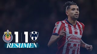 CHIVAS 11 MONTERREY J10  DRAMÁTICO empate en territorio ROJIBLANCO [upl. by Niltak]