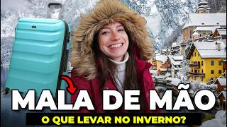 MALAS DE VIAGEM 10KG EUROPA NO INVERNO O QUE LEVAR E COMO ORGANIZAR SUA BAGAGEM [upl. by Henryk]