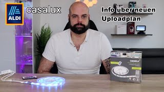 Aldi casalux WiFi LED Strip im Test  Info neuer Uploadplan [upl. by Arreip168]