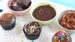 Chocolate Ganache Recipe  3 Ways Whipped Poured and Spread Frosting by My Cupcake Addiction [upl. by Rukna]