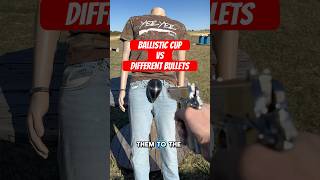 Shooting a ballistic cup with different caliber bullets to see what it can stop [upl. by Elime643]