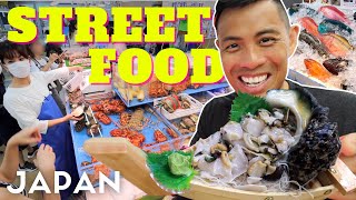 Amazing Japan Street Food Fish Market Tour in Okinawa [upl. by Dukie993]