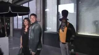 Jensen and Danneel leaving Katsuya [upl. by Ahtaga]