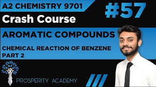 Chemical Reactions Of Benzene Part 2  Aromatic Compounds  9701 A2 Chemistry UrduHindi [upl. by Sculley]