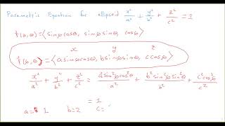 Parameterize an Ellipsoid [upl. by Egide]