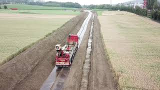 Swanenberg Projecten rijplaten lossen Drone [upl. by Zednanref]