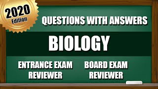 Entrance Exam Reviewer 2020  Common Questions with Answer in Biology and Science  PART 1 [upl. by Llennor]