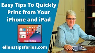 Easy Tips To Quickly Print From Your iPad and iPhone [upl. by Acinod952]