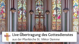 LiveGottesdienst  St Viktor Damme  05102024  1700Uhr [upl. by Drwde]