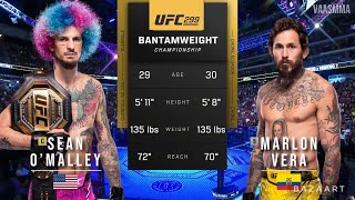 SEAN OMALLEY VS MARLON VERA 2 FULL FIGHT UFC 299 [upl. by Nanis]