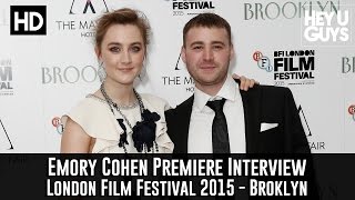 Emory Cohen Interview  Brooklyn Premiere [upl. by Hola]