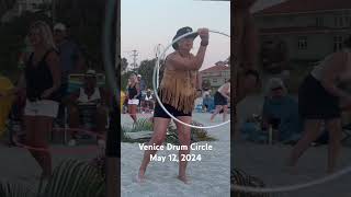 Venice Drum Circle 51224 alabamahooper hooplife drumcircle hoopflow hoopflow venicebeach [upl. by Eamaj17]