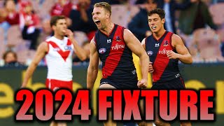 Essendon Fixture 2024 [upl. by Demitria]