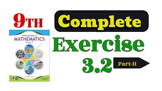 class 9 maths chapter 3 exercise 32 new book  32 math class 9  ex 32 Partii Genuine Learnings [upl. by Berard]