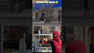 😲Behind The Scene  Spiderman No Way Home  HD spiderman short [upl. by Lansing]