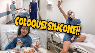 COLOQUEI SILICONE ðŸ˜±  VLOG DA MINHA CIRURGIA  MAMOPLASTIA DE AUMENTO SUBMUSCULAR  STEFANY RAGO [upl. by Romito485]