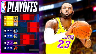 NBA Playoffs Begin  NBA 2K24 LeBron My Career EP4 [upl. by Castle]