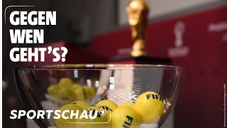 Live Die Auslosung der europäischen Qualifikationsgruppen für die WM 2022  Sportschau [upl. by Gilud]