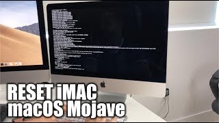 How to Restore Reset a iMac to Factory Settings ║ macOS Mojave [upl. by Hashimoto]