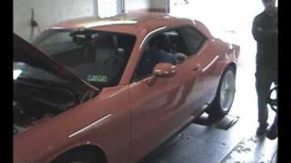 Vortech Supercharged Dodge Challenger Dyno  PSI Motorsports [upl. by Elwaine380]