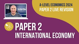 PAPER 2 MACRO INTERNATIONAL ECONOMY  ALEVEL ECONOMICS 2024 [upl. by Wsan]