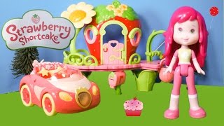 Unboxing The Strawberry Shortcake Sun Lovin Convertible Car [upl. by Montgomery948]