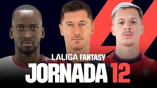 12 LALIGA FANTASY 11 PROBABLES  RECOMENDACIONES [upl. by Eeliah]