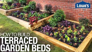 How to Build a Terraced Garden Bed on a Slope [upl. by Akit]