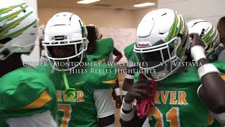 Alabama High School Football  Carver Montgomery Wolverines vs Vestavia Hills Rebels Highlights [upl. by Austine]