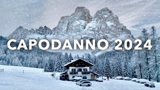 CAPODANNO 2024 ai piedi del PELMO  Invernale del Rifugio Venezia  Rifugio Aquileia  Dolomiti 4K [upl. by Weed]