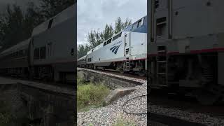 Amtrak98 Silver Meteor Northbound Through Palm Beach County at 79MPH November 17 2024 [upl. by Nnayllas242]