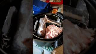 Cooking Snoek amp fish in an air fryer Pt6 shorts [upl. by Znerol897]