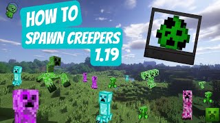 How To Spawn Creepers In Minecraft 119 [upl. by Niknar171]