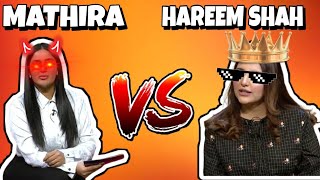 MATHIRA ROASTING HAREEM SHAH  MATHIRA VS HAREEM  MATHIRA THUG LIFE MEMES COMPILATION  PAKAO MEMES [upl. by Azral]